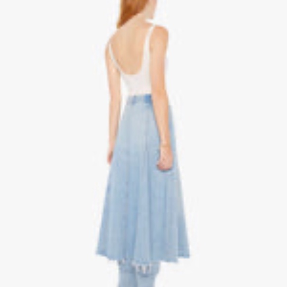 Mother The Full Swing Fray Skirt - Picture 3 of 11